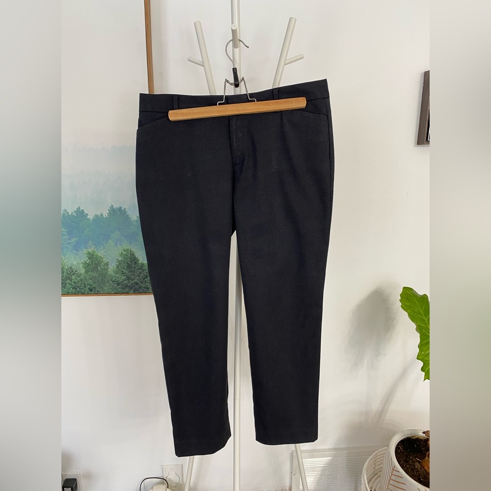 Gap Blue Check Dress Pants